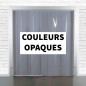 RIDEAU A LAMELLES PVC COULEUR OPAQUE