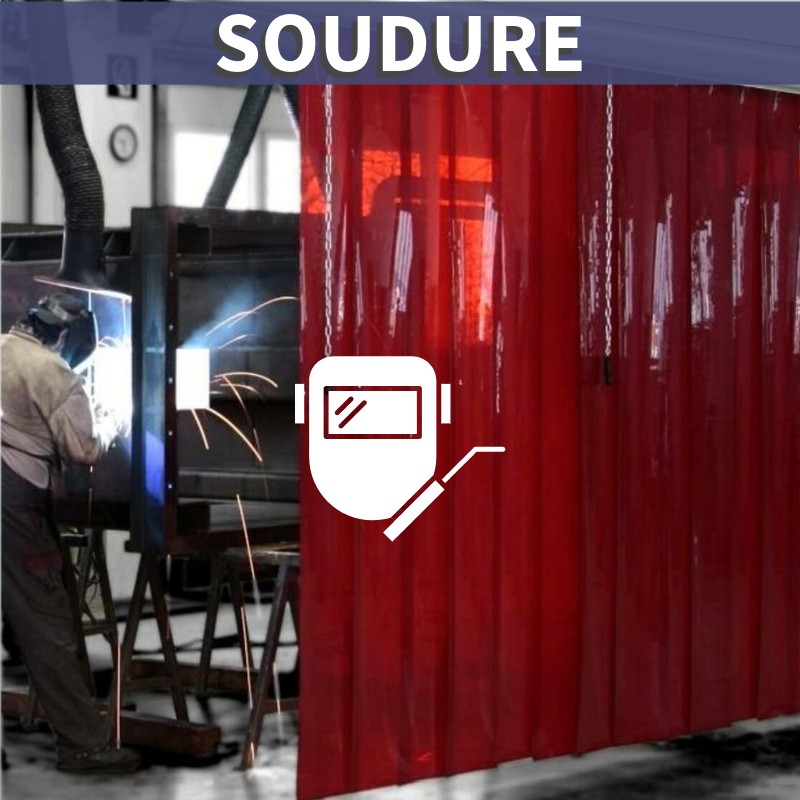 Rideau PVC  Anti-UV spécial soudure