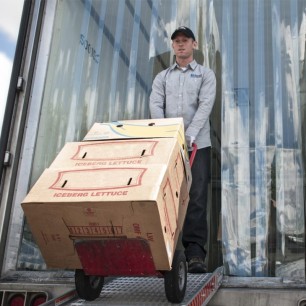 Rideau à lanières pour chambre froide